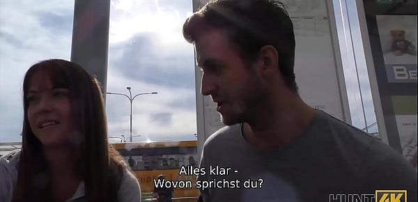 HUNT4K. Babe betrügt BF mit Jäger, der ihnen Unterkunft geben könnte